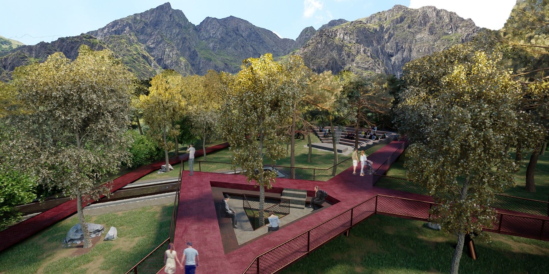 Landscape Architecture - Gergeti Park