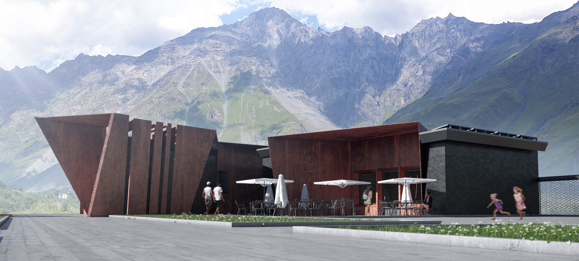Specific Architectural Style - Pansheti Recreational Center