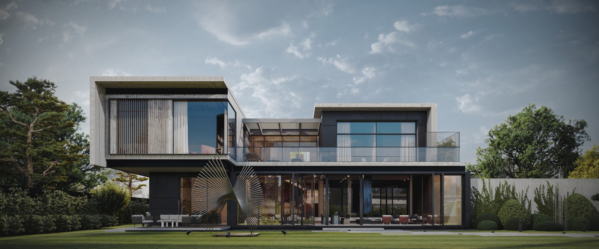 Architecture of Private House - Tsavkisi Residence